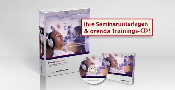 Mentaltraining Seminarunterlagen orenda Mentaltraining CD Trainings-CD
